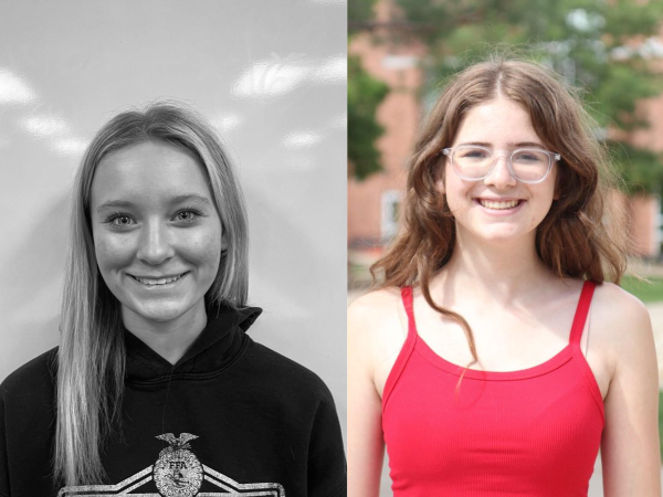 Kelsey Greenslade (left) and Josie Schwartz (right) earn November's Stories of the Month. 